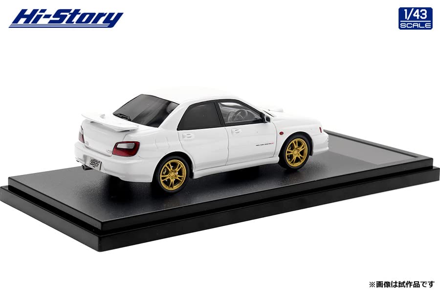Hi Story 1/43 Subaru IMPREZA WRX STi (2001) Pure White Finished